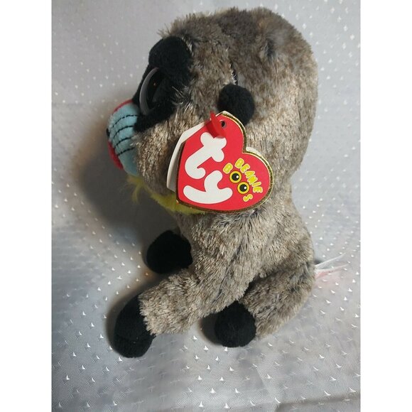 Ty Beanie Boos - WASABI the Baboon (9 Inch) with MINT TAGS - Picture 4 of 8